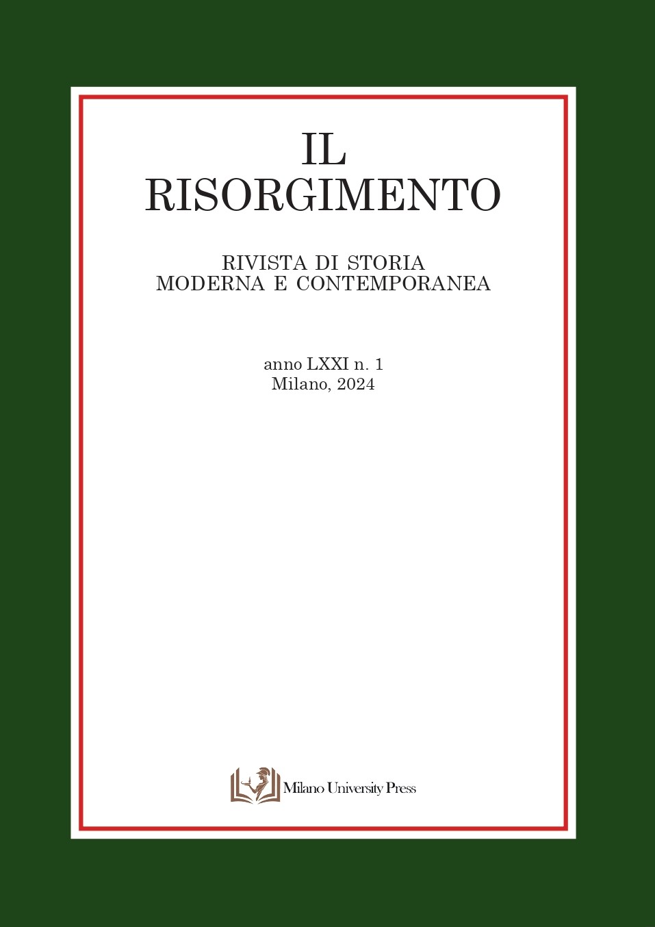 Copertina Il risorgimento