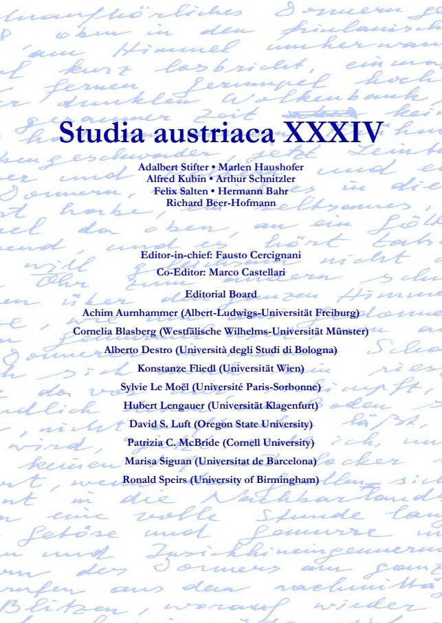 					View Vol. 34 (2026): Studia austriaca XXXIV (2026)
				