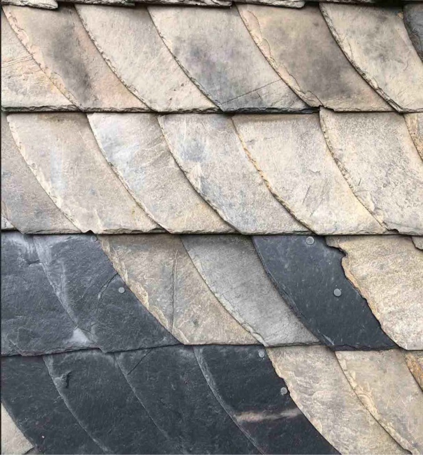 Cover Image of 'Interfaces,' Issue #14: Slates: Goslar, Germany, 2019; photo by Elizabeth M. Tyler